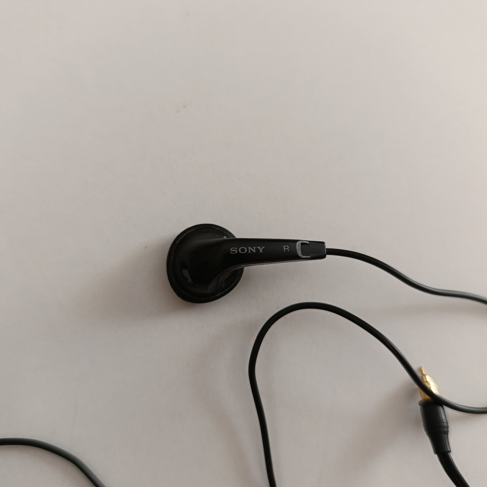 Sony MDR-E551 Earphones Black Wired 2.5mm Jack Vintage Working Used