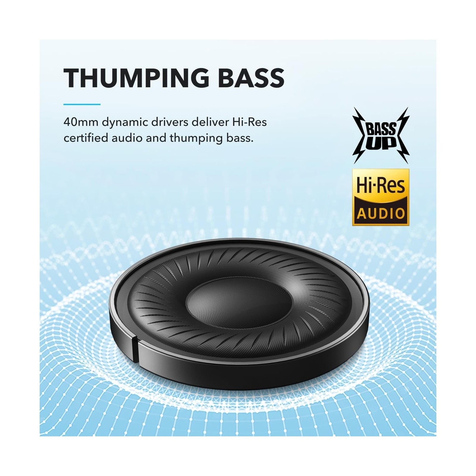 Soundcore by Anker Q20i Hybrid Active Noise Cancelling Headphones, Wireless O…