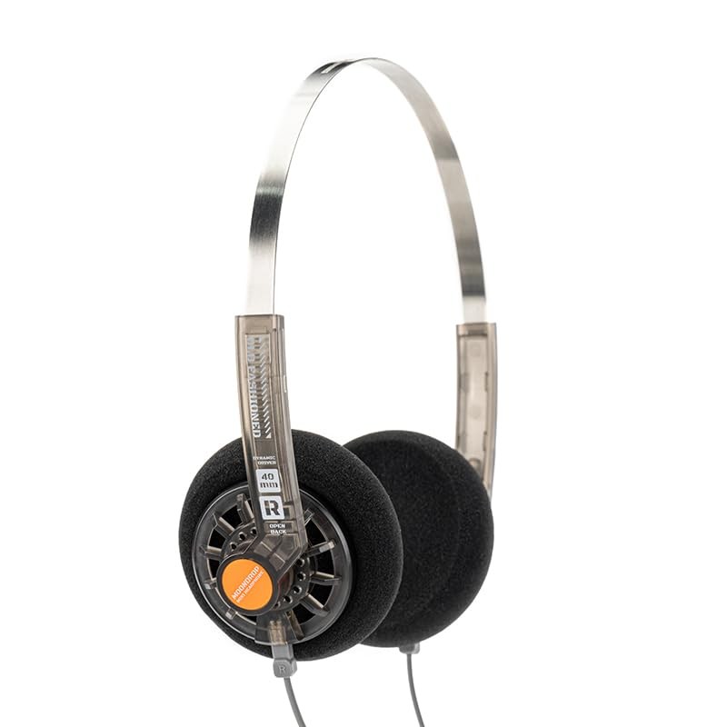 Old Fashioned 40mm On-Ear Headphone with 0.78mm 2pin Open-Back Headphone (3.5…