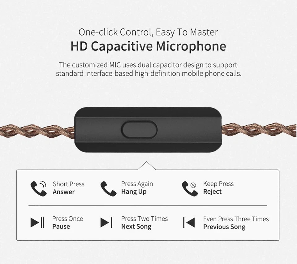 KZ ZS10 PRO In-ear 4BA+1DD Hybrid Metal eSport Noise Cancel Earphone w/Mic