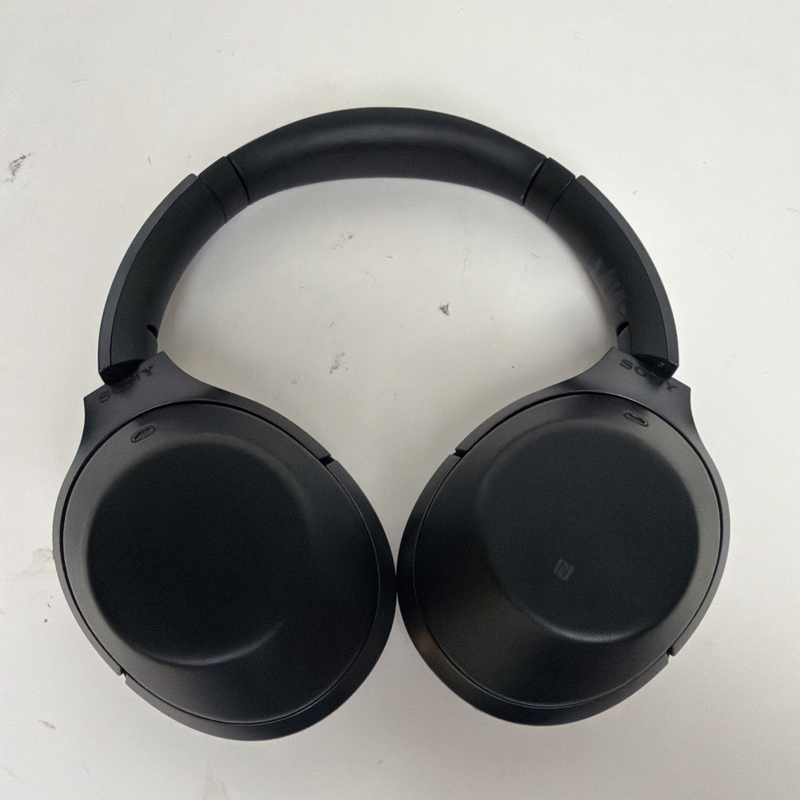 Sony MDR-1000X Wireless Noise-Canceling Headphones Black Tested Working W/ Case