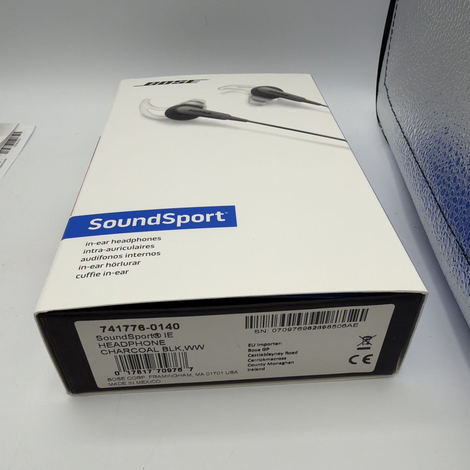 Bose SoundSport In-Ear Headphones – Audio Only – Charcoal/Black (741776-0140)