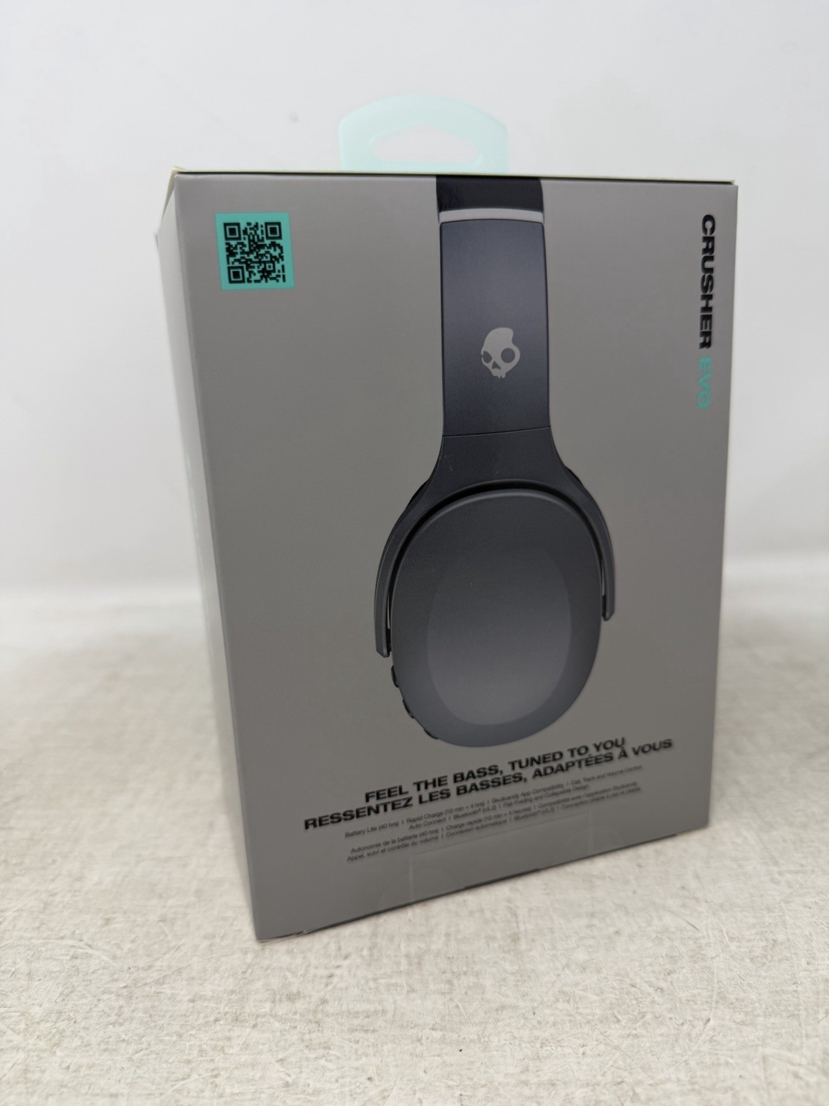 Skullcandy Crusher Evo Wireless Bluetooth Headphones Bone – Gray