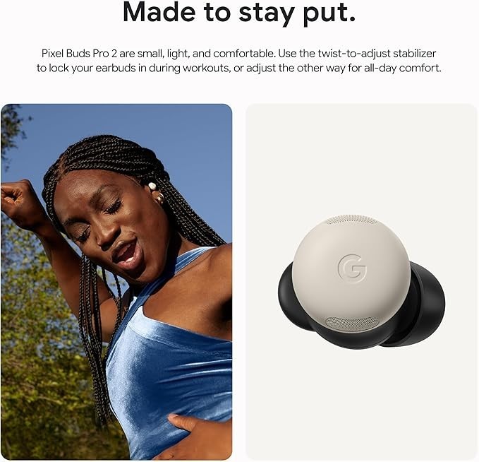 Google Pixel Buds Pro 2 Hazel Wireless ANC Earbuds Bluetooth Noise Canceling New