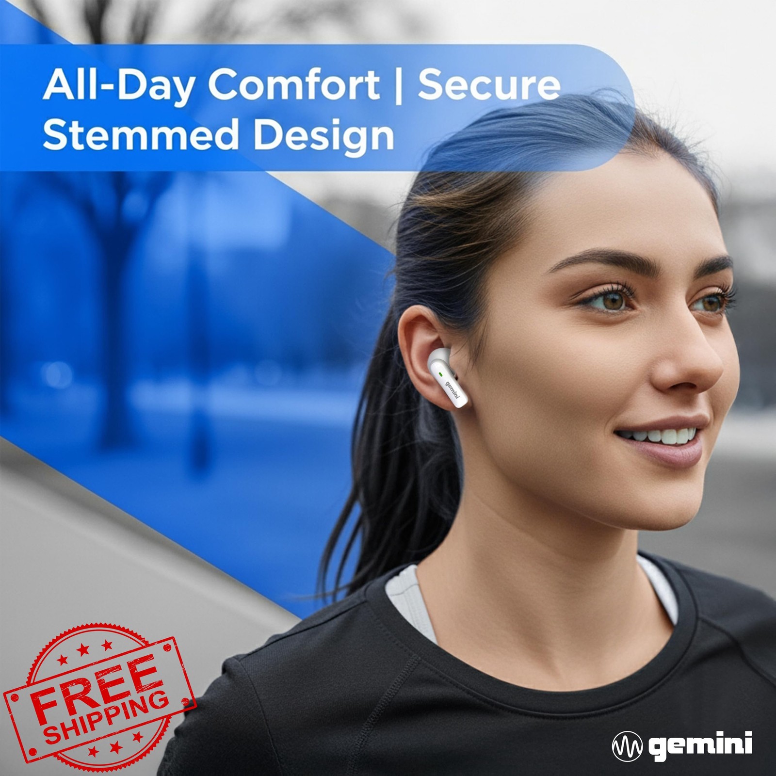 Gemini True Wireless Earbuds Bluetooth 5.4 13mm Drivers Touch Control