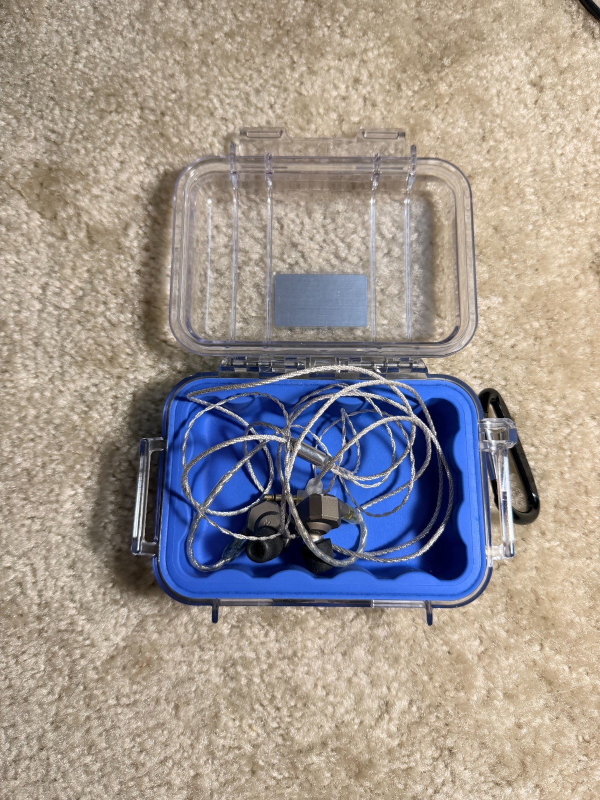 Campfire Audio Jupiter IEM Earphones w/ Original Cable & Pelican 1010 Case
