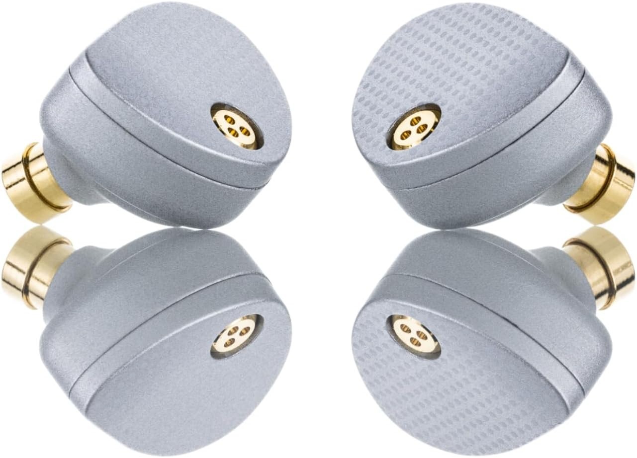 ARIA 2 Silver In-Ear Headphones with Brass Nozzle