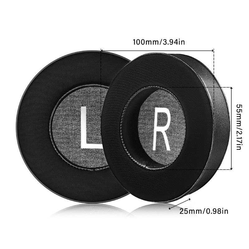 Round Earpads Ear Pad for 70 75 80 85 90 95 100 105mm Headphones Ear Cushions