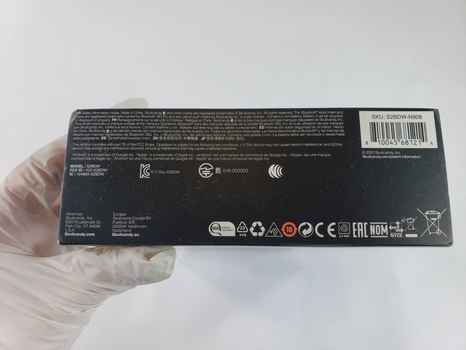 FOR PARTS – RIGHT EARBUD NOT WORKING – Skullcandy Push XT Ultra Wireless Earbuds