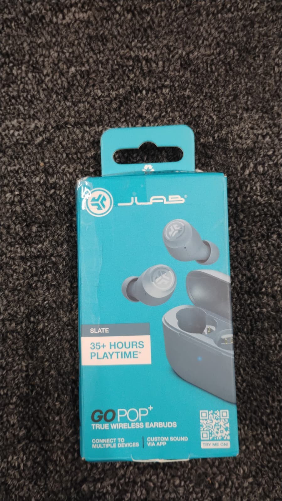 JLab EBGAIRPOPRSLT124 GO Air POP True Wireless In-Ear Headphones – OBN – K5