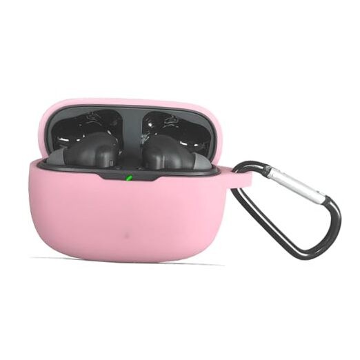Silicone Case for JBL Vibe Beam 2025/Vibe Beam 2023/Vibe 200TWS True Pink