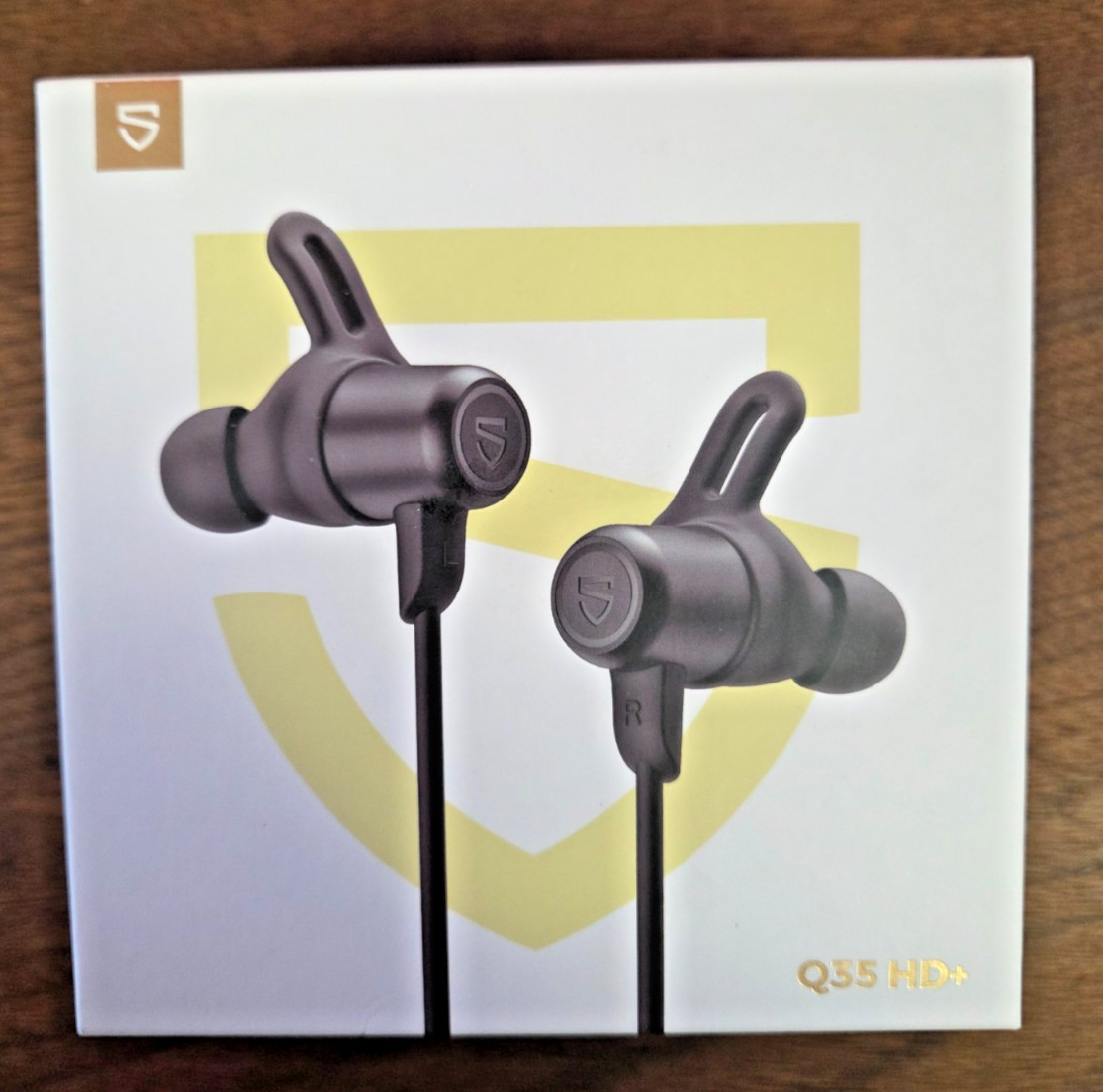 New SoundPeats Q35+ Neckband Headphones, Bluetooth 5.2, Sport Wireless Earbuds