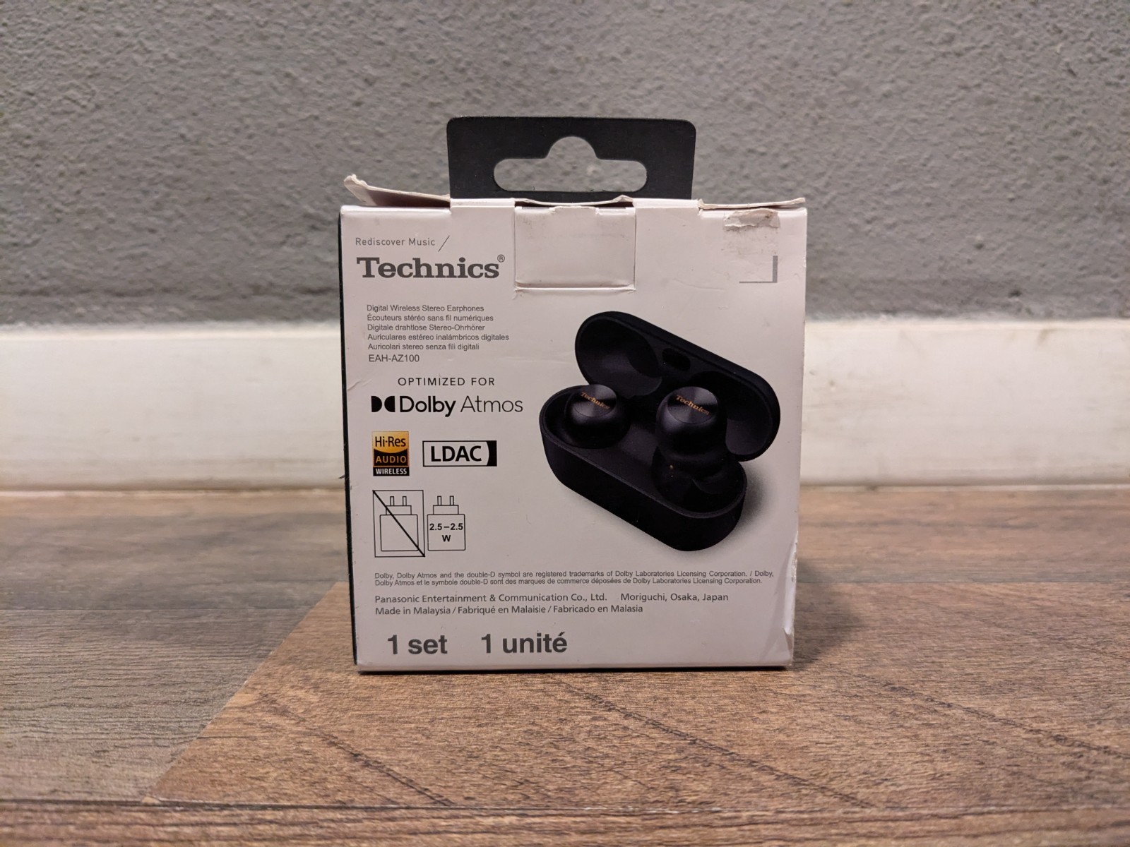 Technics EAH-AZ100 True Wireless Bluetooth Earbuds/ANC/3-Multipoint/10-hr🔋Black