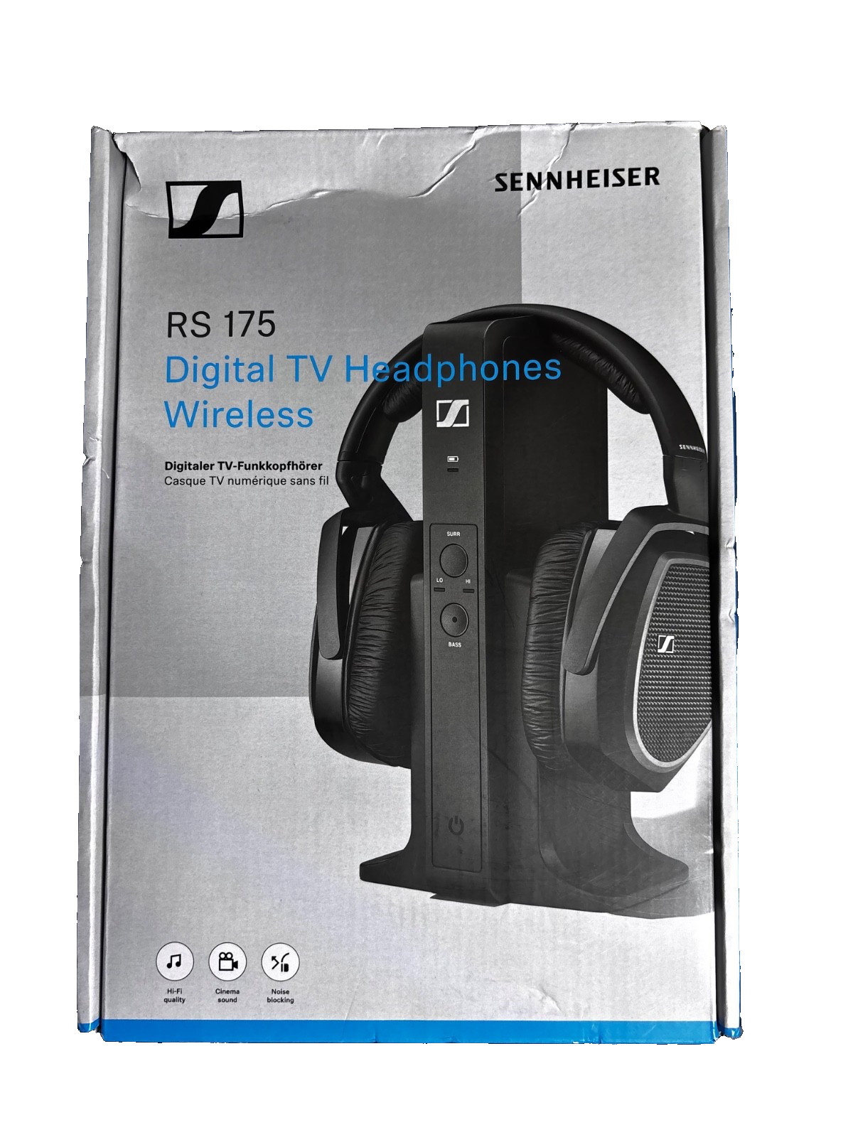 Sennheiser RS 175 RF Wireless Headphone System – Black