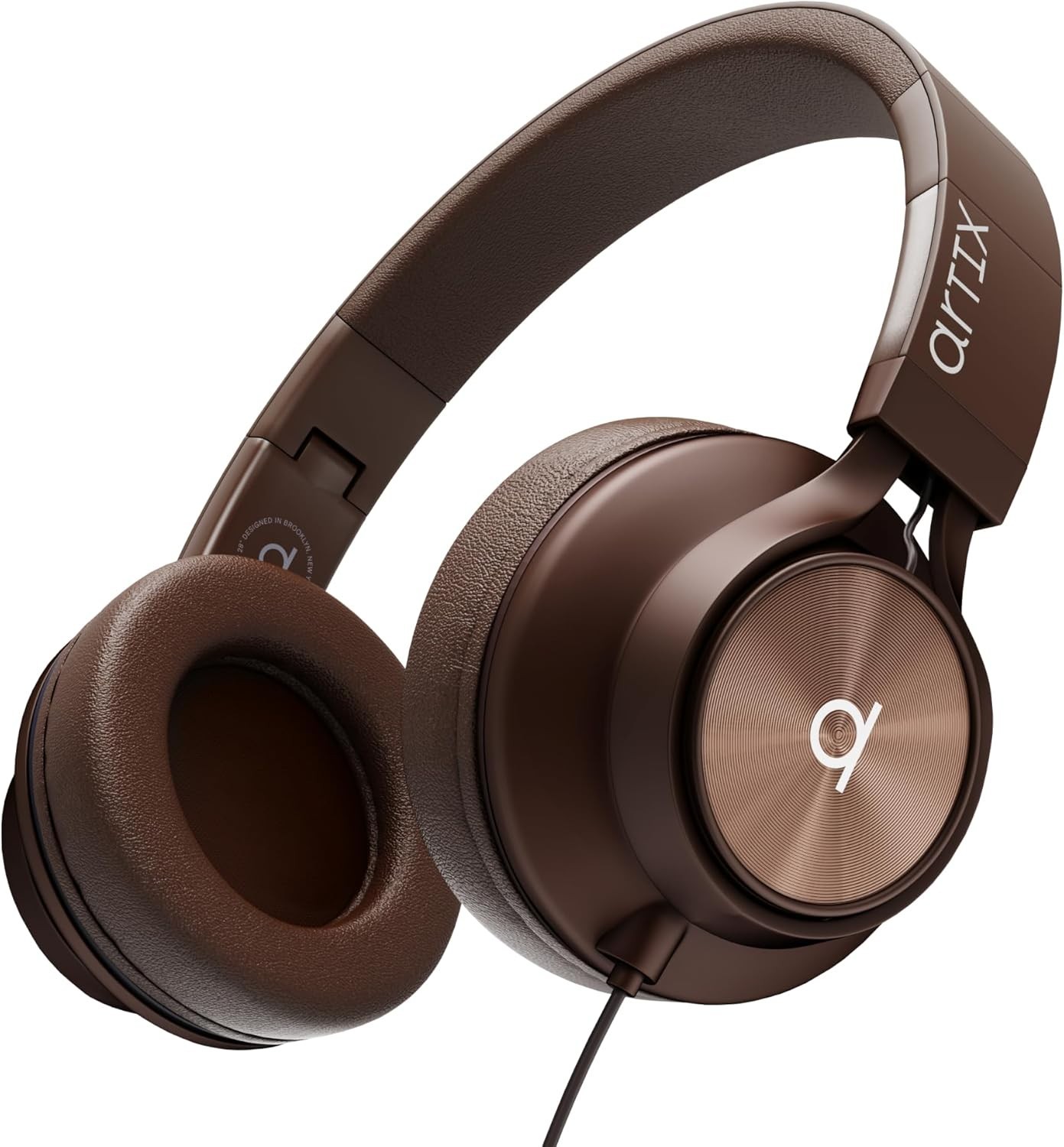 Over Ear Headphones Wired with Microphone and Volume Control, Foldable Noise …