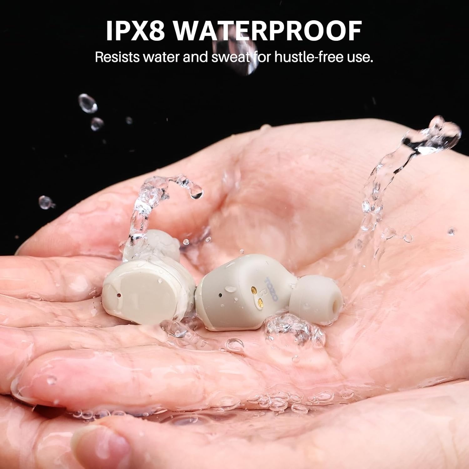 TOZO T6 Wireless Earbuds 50 Hours Playtime Bluetooth In-Ear Waterproof IPX8