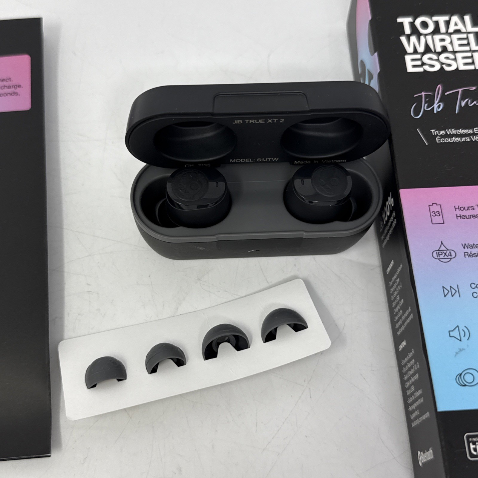 Skullcandy S1JTW Jib True XT 2 In-Ear Headphones – Black