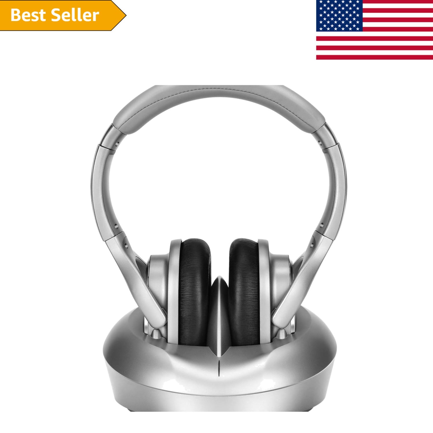 Wireless TV Headphones for Seniors – Over-Ear Design & Superior Sound