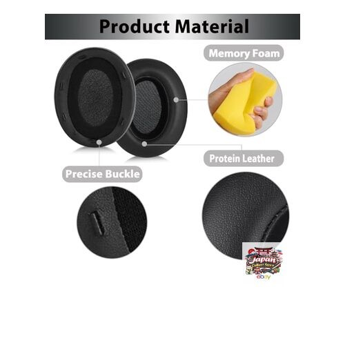 NEW WH-XB910N Ear Pad Cushions Soft Protein Leather Ear Pads with High-Density