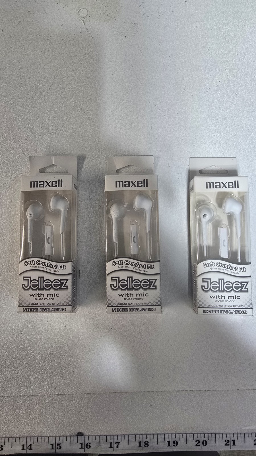 Maxell Jelleez Earset, Maxell Ear Phones Blue And Red & Spinpop. Lot Of 7.