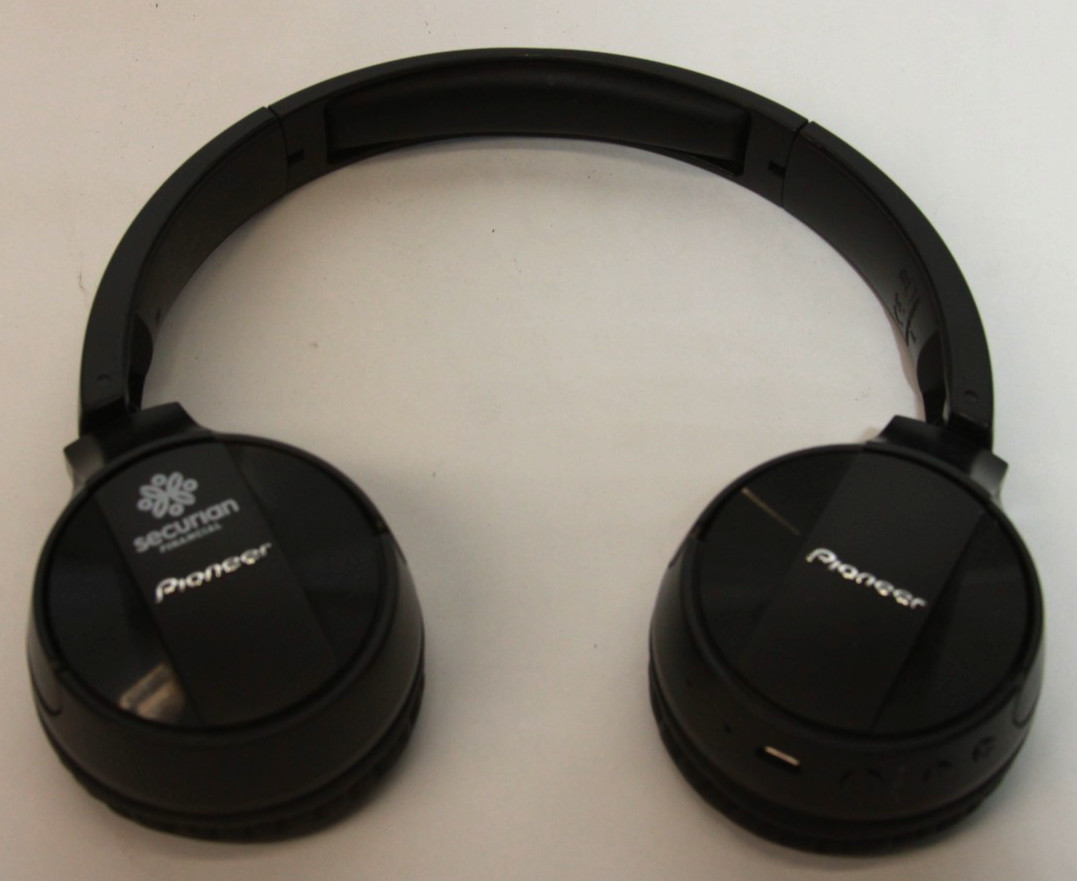 Pioneer SE-MJ553BT-K Wireless Bluetooth Headphones Black Over Ear Works