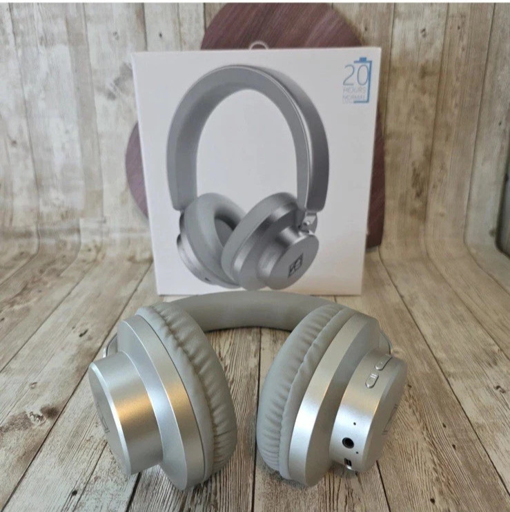 Ralph Lauren Wireless Headphones Gray/Silver NEW in BOX
