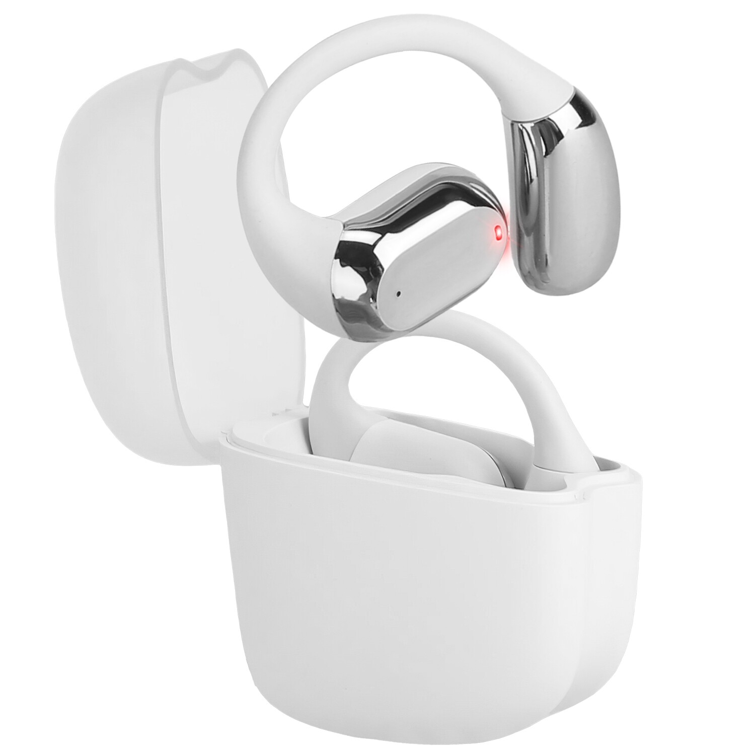 Touch Control Open Ear Earbuds w/ Earhook Waterproof for Workout 300Hrs Standby