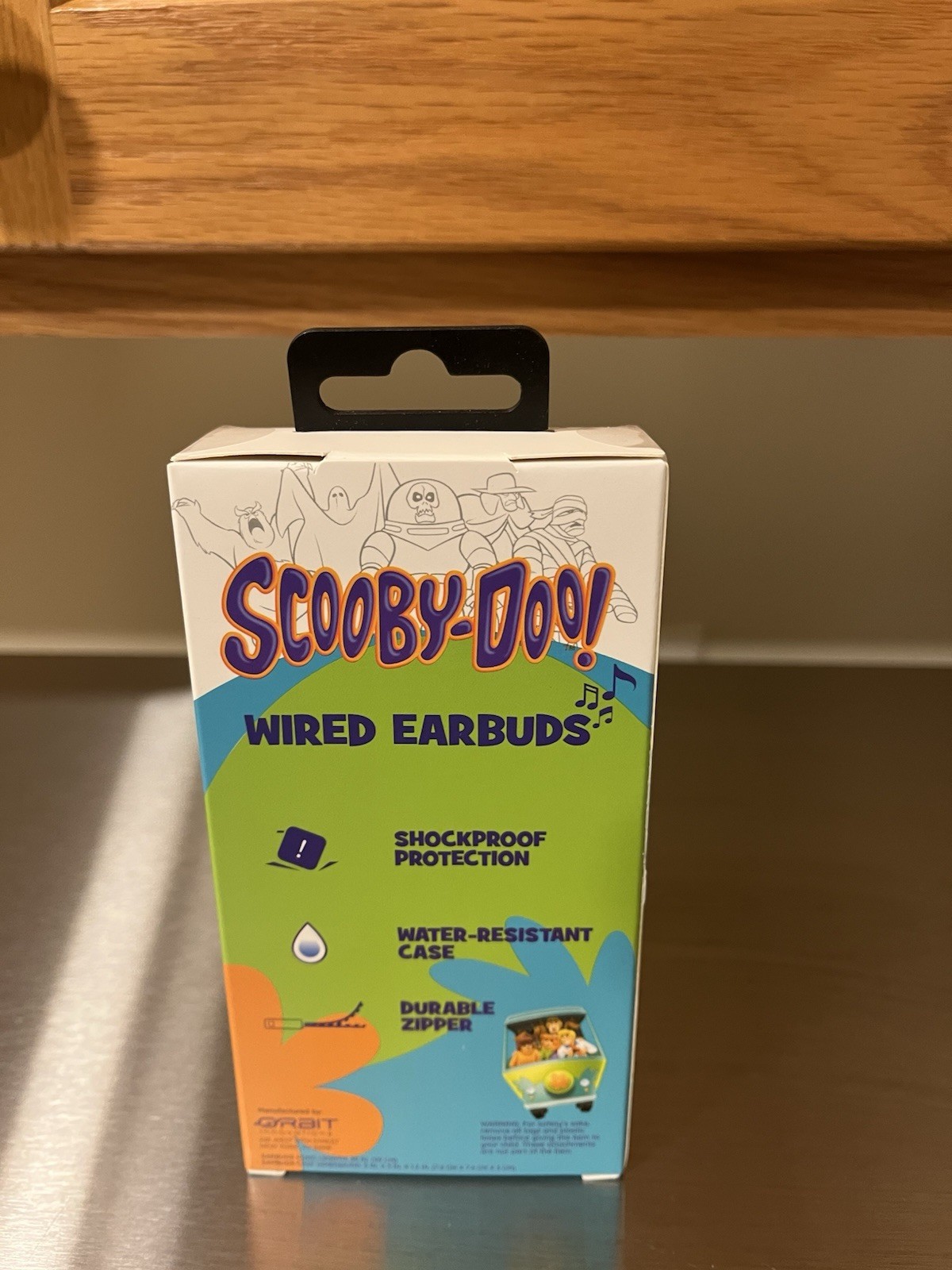 Scooby-Doo Wired Earbuds with Protective Collectible Case NEW! Free Shipping!