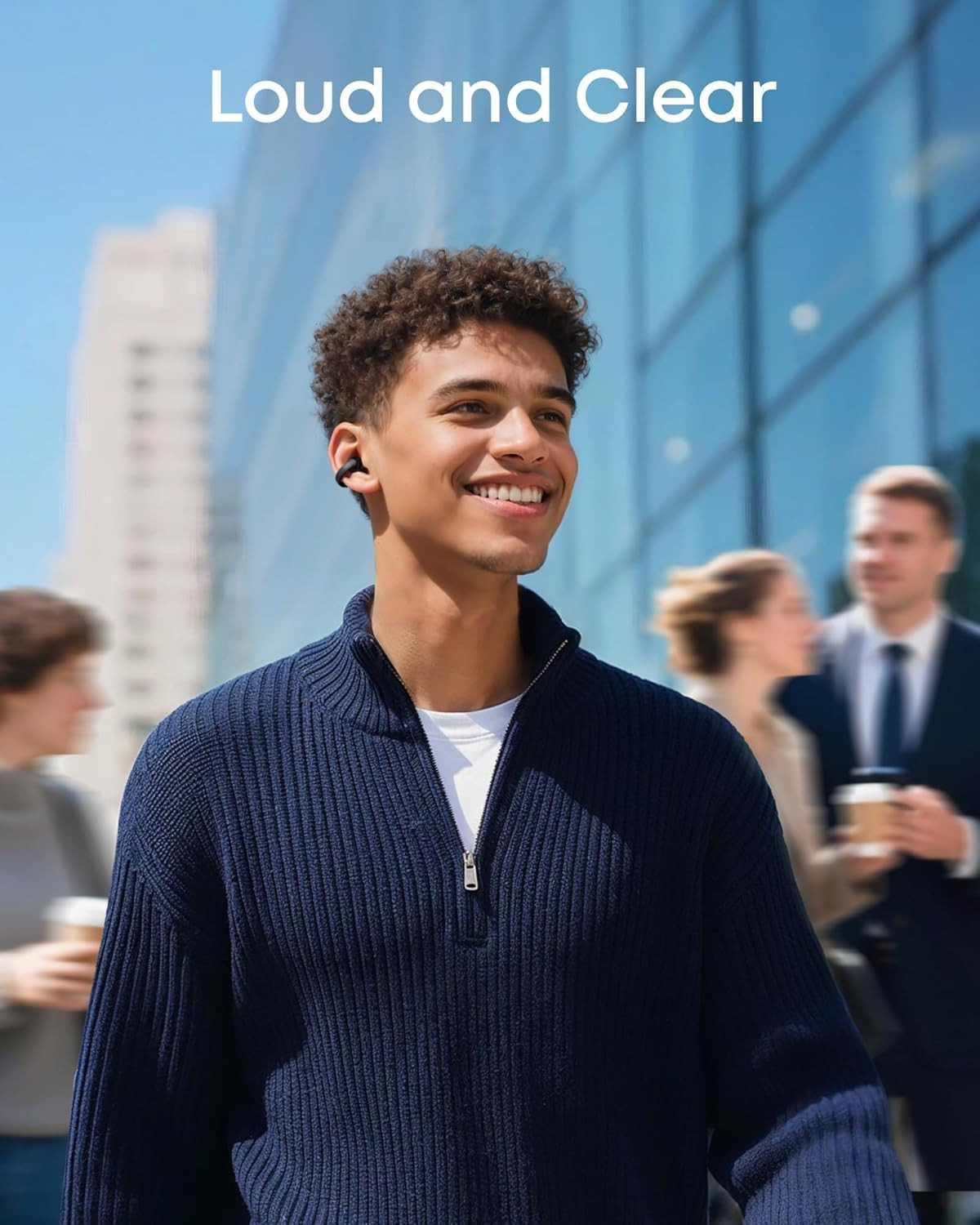 Soundcore C50I by Anker Open Ear Earbuds, Clip on Earbuds, Clip Headphones | Ult