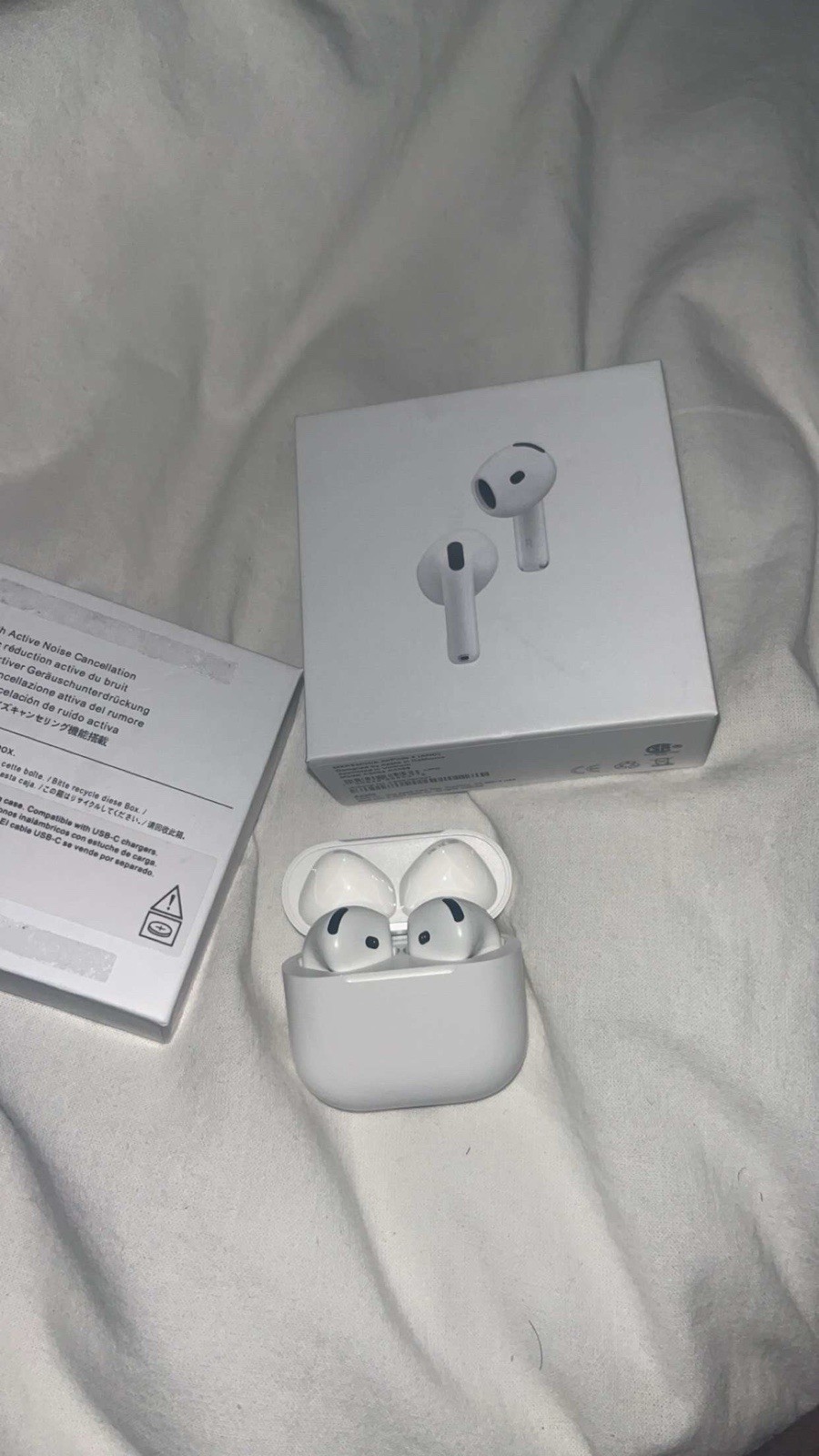 Apple AirPods (4th Generation) with Active Noise Cancellation (ANC)