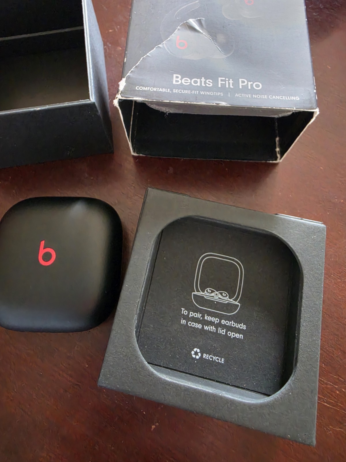 Beats by Dr. Dre Fit Pro OEM Earbuds – Beats Black Used Cib