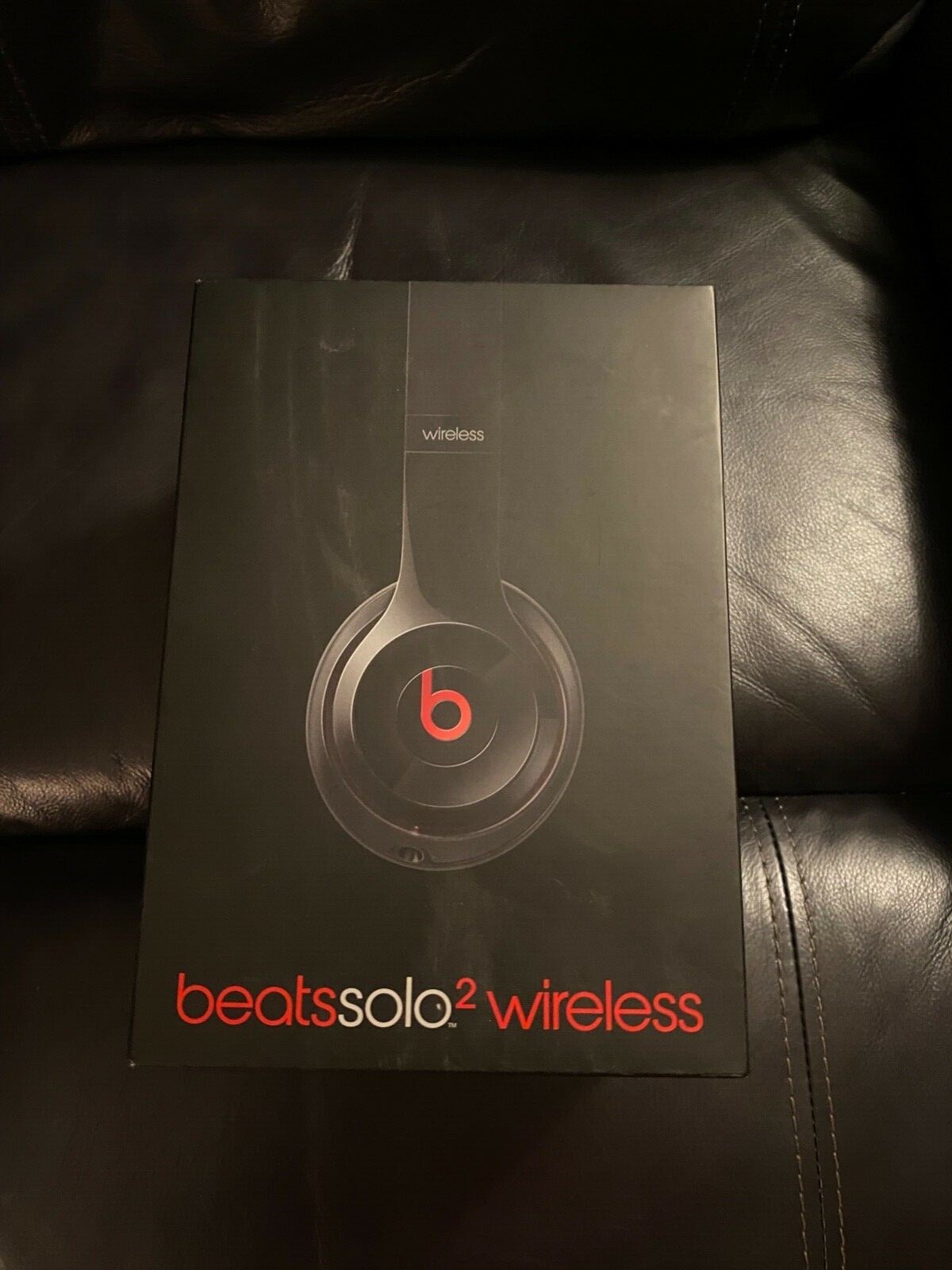 Beats by Dr. Dre Solo2 Wireless Over the Ear Headphones – Black and Red (W/box)