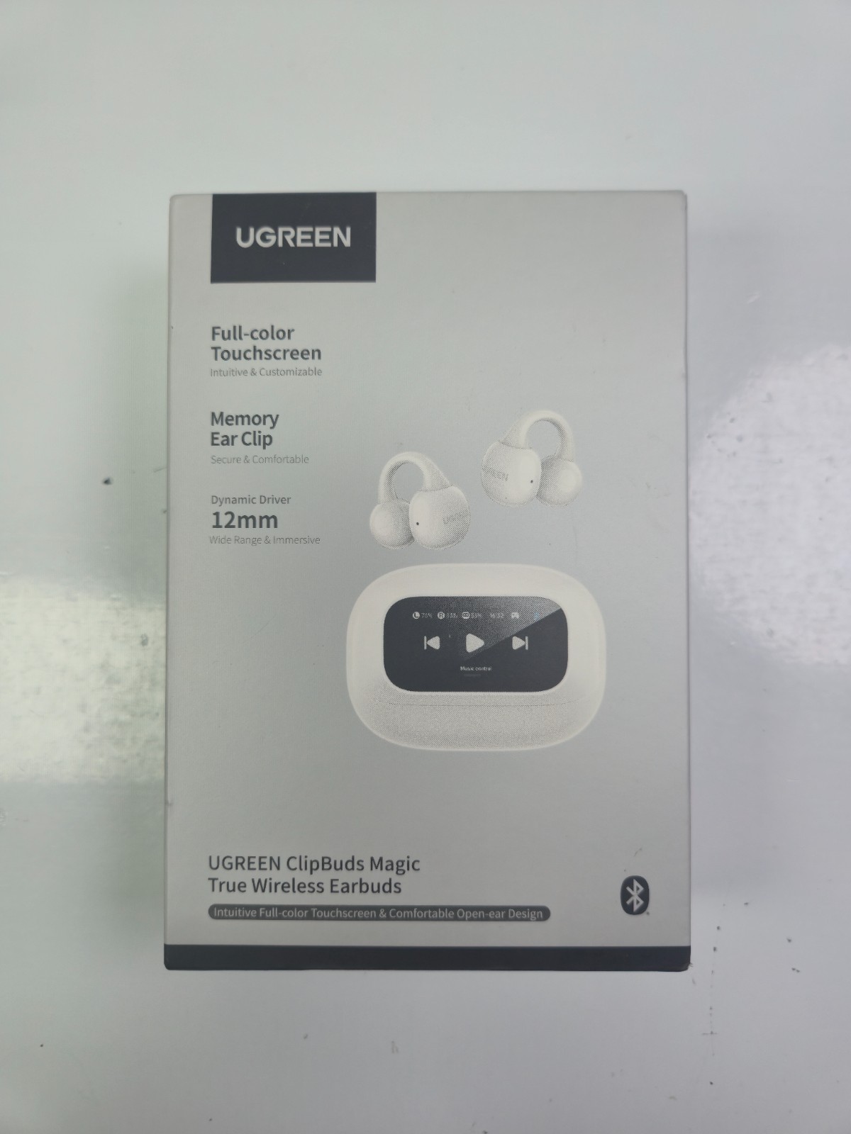 SEALED UGREEN ClipBuds Magic True Wireless Earbuds Touchscreen Case Bluetooth5.4