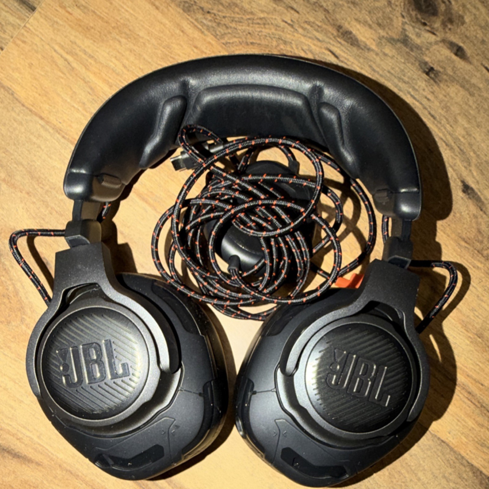 JBL Over-Ear Headband Headphones Black USB Double Ear-Cup (Over the Ear)