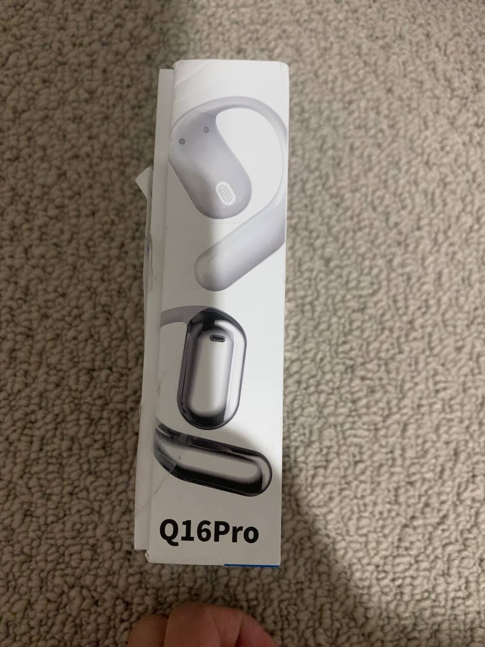 YYK-Q16 Pro LCD Open-Ear True-Wireless Earbuds IPX6 8 Hrs Play Time Black