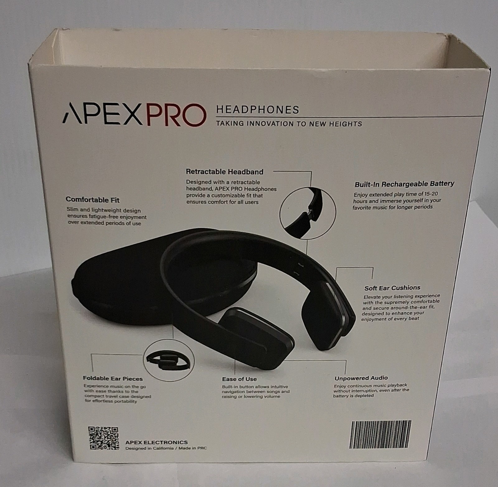 Apex APEX PRO Wireless Bluetooth Wired Foldable Over-Ear Headphones Parts Only
