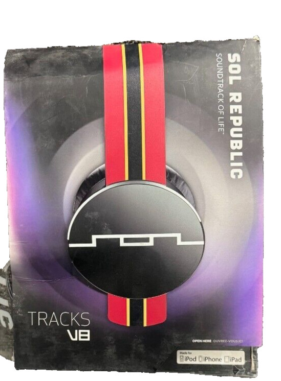 Sol Republic Tracks V8 Wired Headphones Interchangeable Band – Germany – RETAIL