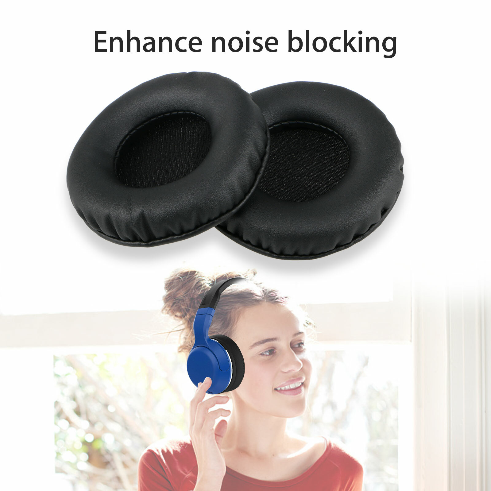 Professional Memory Foam Ear Pad Cushion Replacement for Beats Solo 2 & Solo 3