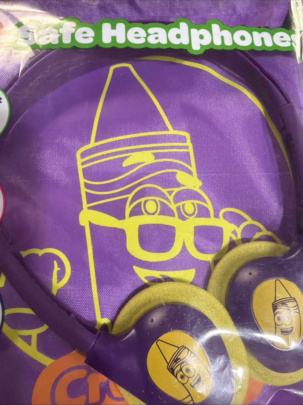 Crayola Kid Safe Headphones With Carrying Case NWT Never Used / Opened