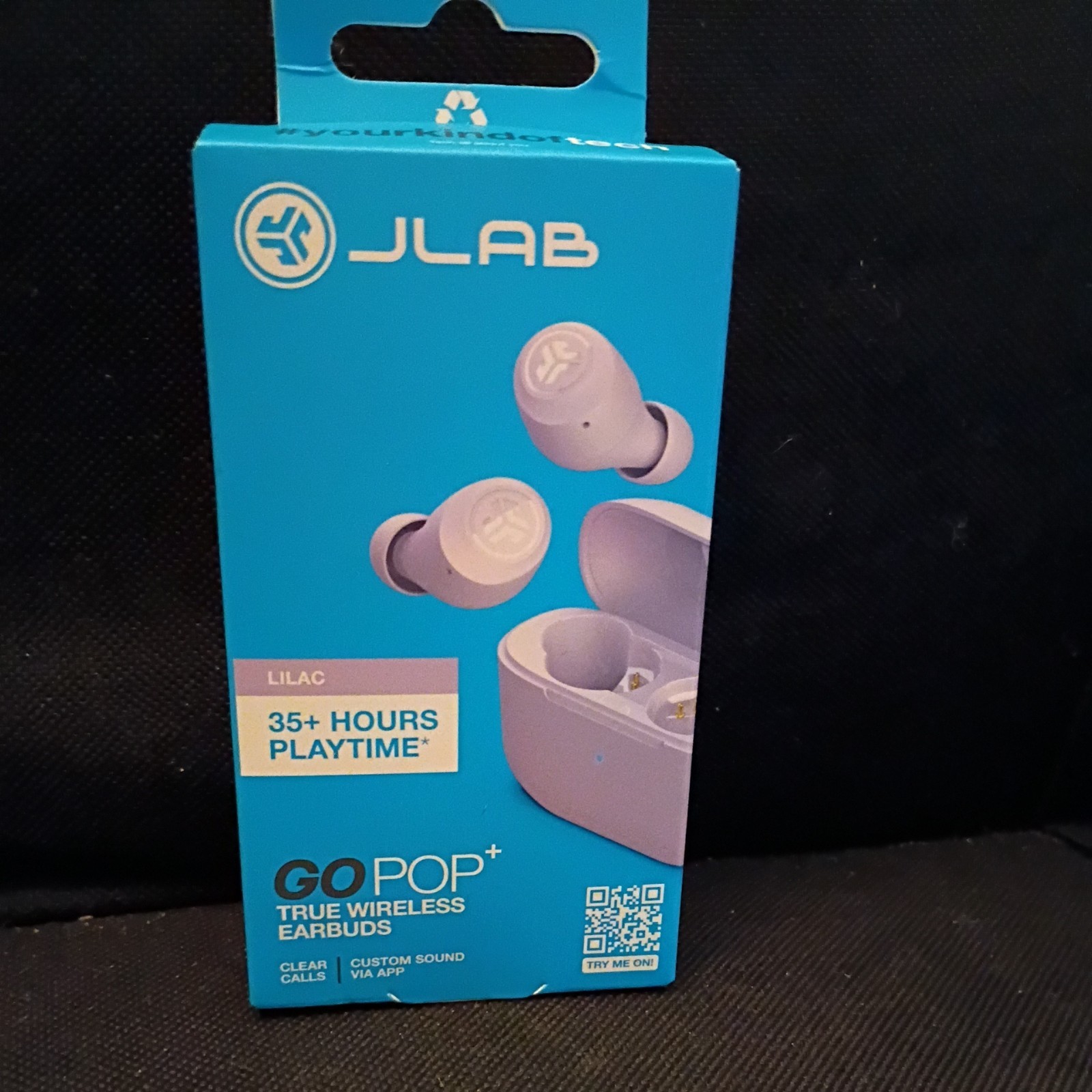 JLab GO Air POP True Wireless In-Ear Headphones – Purple (EBGAIRPOPRLLC124)