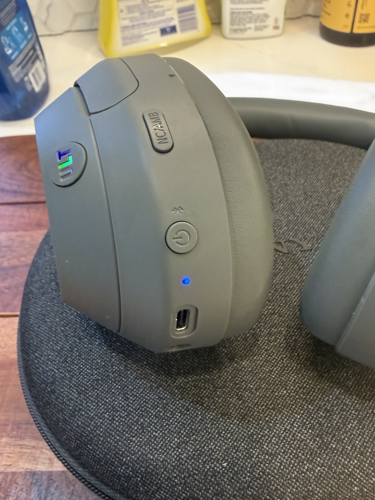 Sony ULT WEAR 900N Wireless Noise Canceling Bluetooth Headphones – Forest Gray