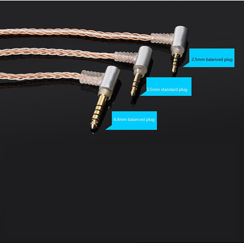 MMXC Audio Cable Balanced For Dunu Dk-3001 Falcon-C Headphone 8-Core Braid
