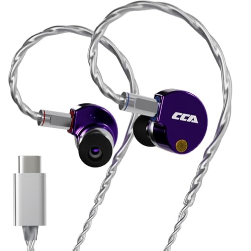 CCA Phoenix 10mm High-Performance Dual Magnet LCP Purple Type-c No MIC