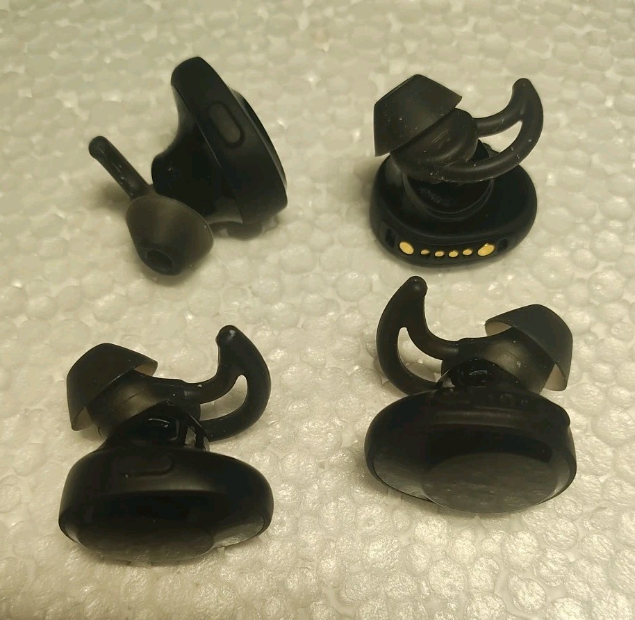 Bose SoundSport Free Wireless Headphones 2 Pairs Black Model 423729 FOR PARTS