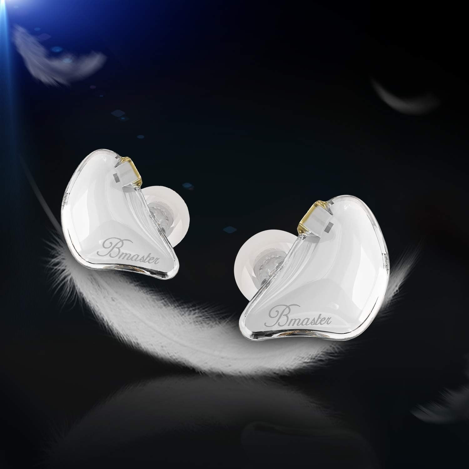 Bmaster Triple Driver In-Ear Monitors with Detachable Cables for Musicians