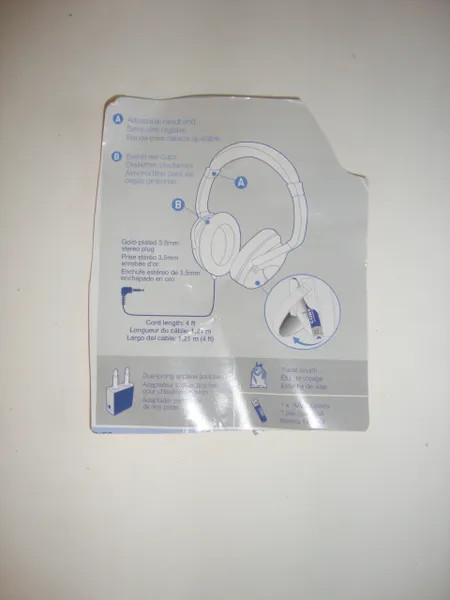 Coby Active Noise Canceling Headphones CV195 Head Phones