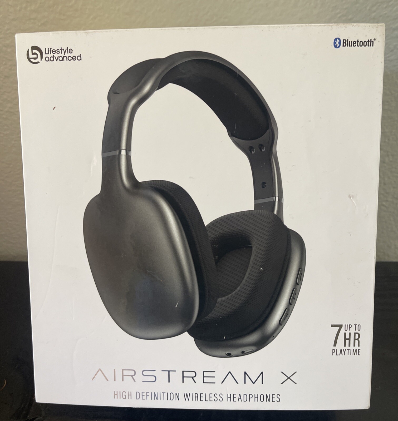 Lifestyle Advanced Airstream X Charcoal Grey Bluetooth Headphones Cordless