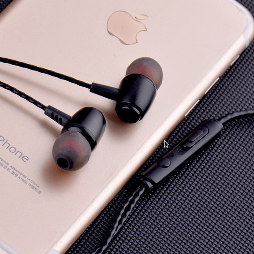 Earbuds In-Ear Sound Isolating Wired Headphones Headset with Mic & Volume 3.5mm