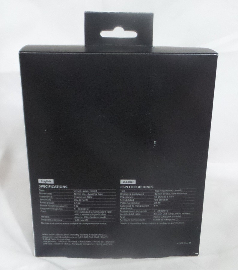 Boxed Genuine Sony Monitor Series Headphones CCAW Voice Coil