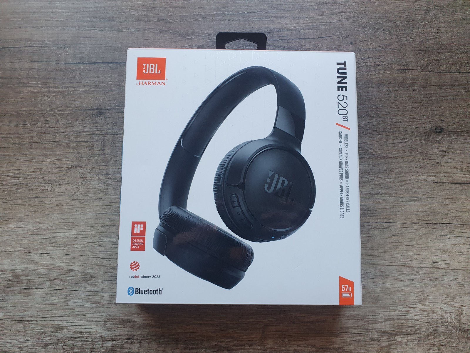 JBL TUNE 520BT Headphones Jack/Bluetooth